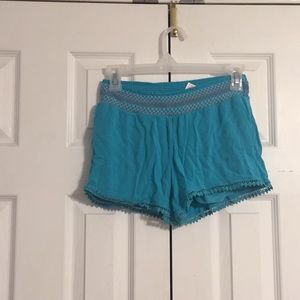 Blue shorts!